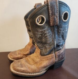 Smokey Mountain Leather Boots Boys 10